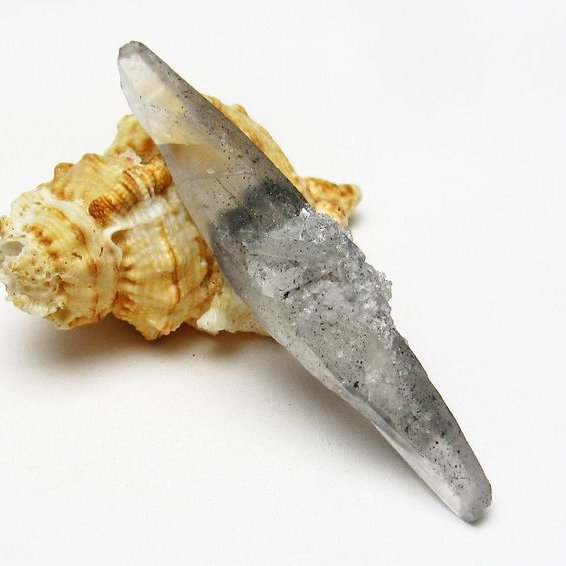 スティブナイトインクォーツ レーザークリスタル アメリカ産 [T679-1204]