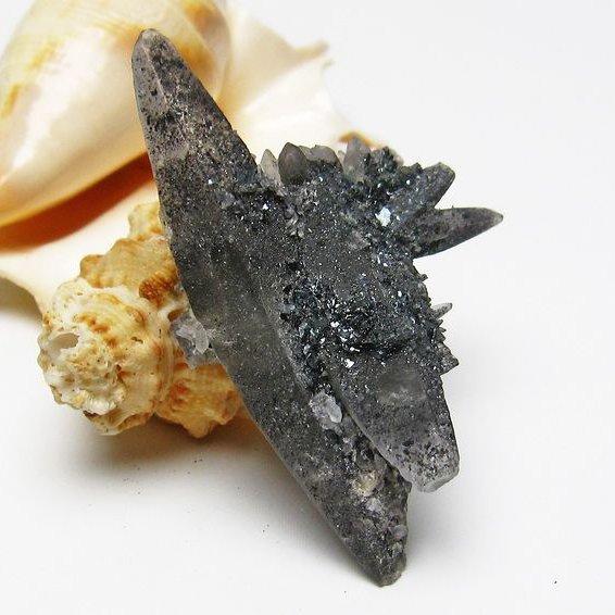 スティブナイトインクォーツ レーザークリスタル アメリカ産 [T679-1300]