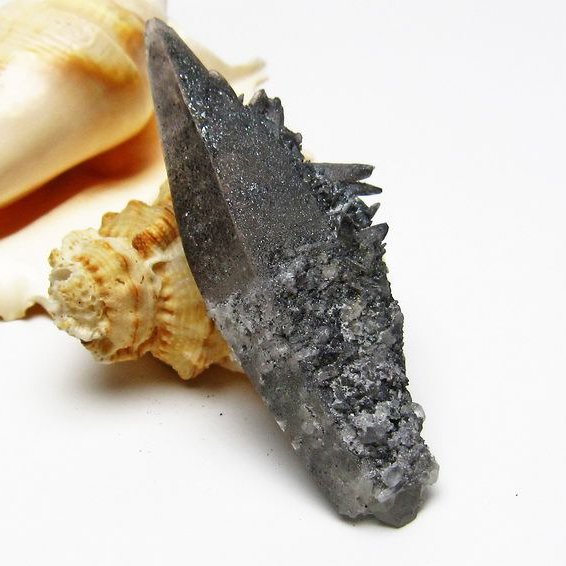 スティブナイトインクォーツ レーザークリスタル アメリカ産 [T679-1301]