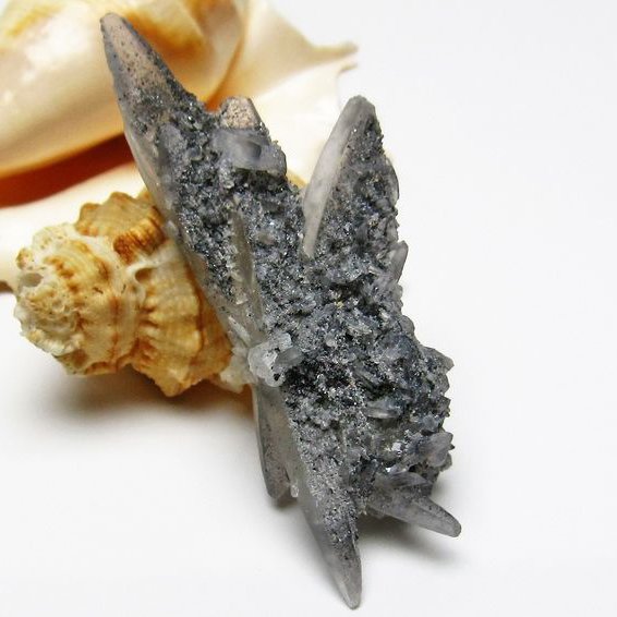 スティブナイトインクォーツ レーザークリスタル アメリカ産 [T679-1302]