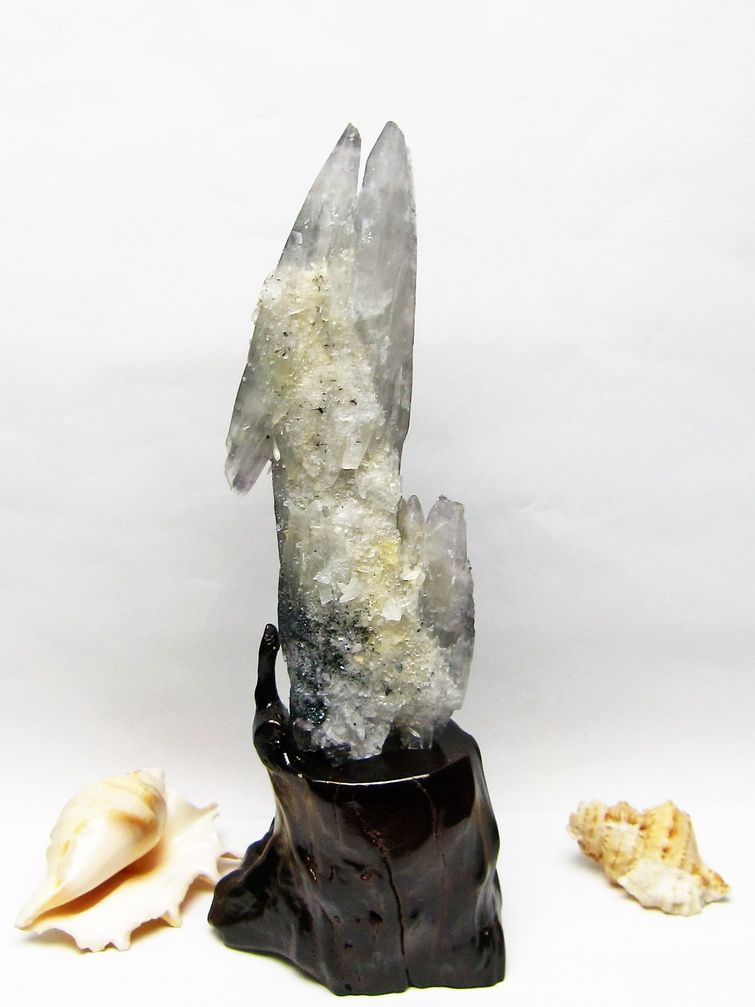 スティブナイトインクォーツ レーザークリスタル アメリカ産 [T679-1322]