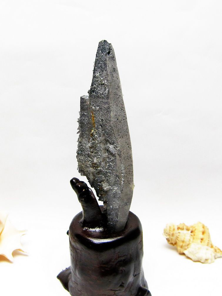 スティブナイトインクォーツ レーザークリスタル アメリカ産 [T679-1324]