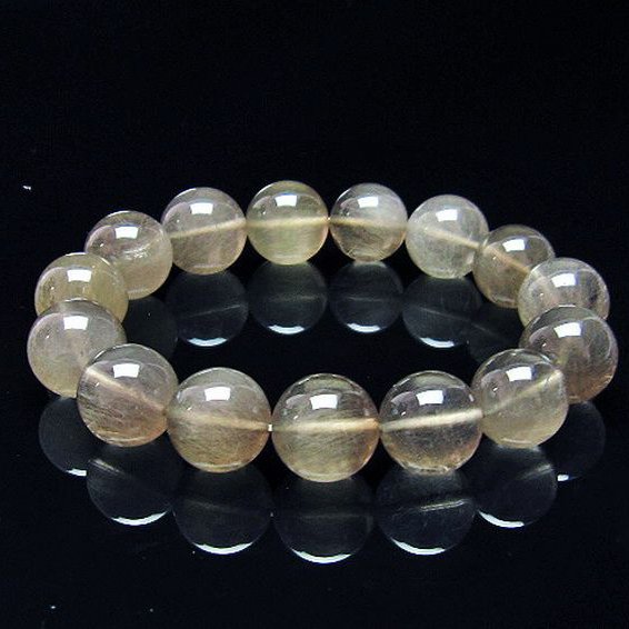 キャッツアイプラチナルチル ブレスレット 14mm [T684-3155]