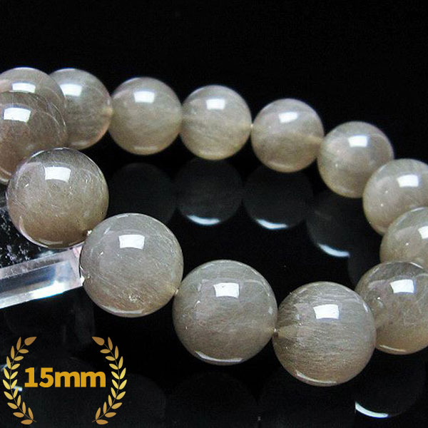 キャッツアイプラチナルチル ブレスレット 15mm [T684-3159]