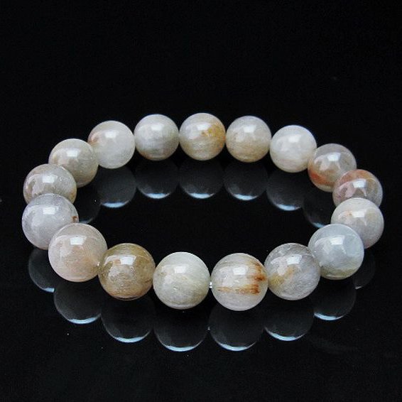 キャッツアイプラチナルチル ブレスレット 12mm [T684-3427]