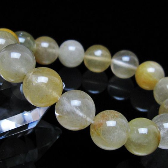 キャッツアイプラチナルチル ブレスレット 13mm [t684-3594]