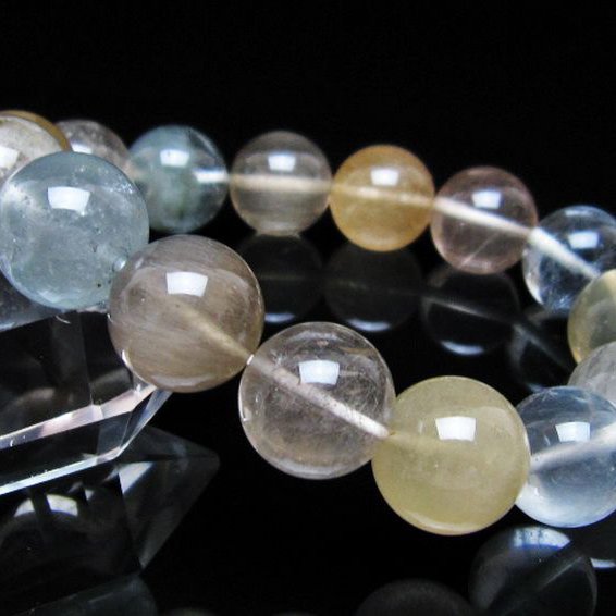 キャッツアイプラチナルチル ブレスレット 14mm [t684-3604]