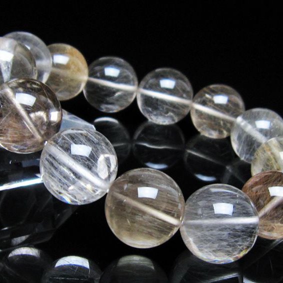 キャッツアイプラチナルチル ブレスレット 17mm [t684-3666]