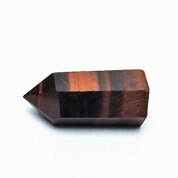 レッドタイガーアイ 赤虎目石 六角柱[T693-4484]