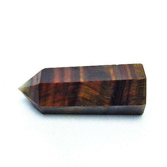 レッドタイガーアイ 赤虎目石 六角柱[T693-4487]