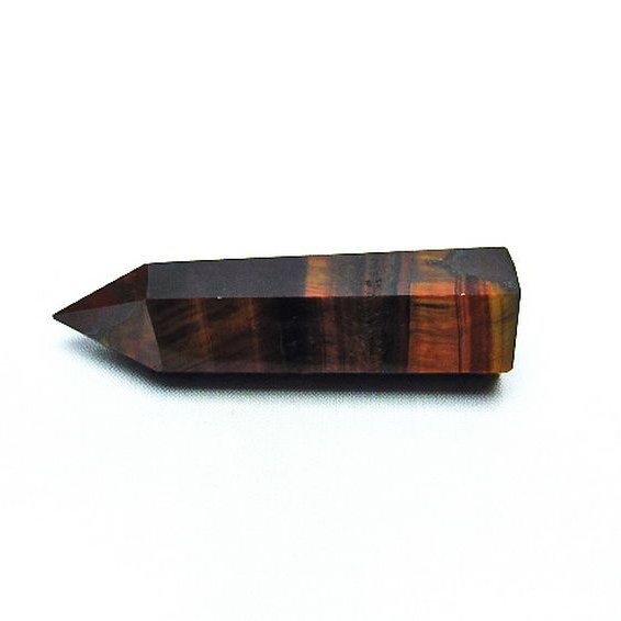 レッドタイガーアイ 赤虎目石 六角柱[T693-4492]