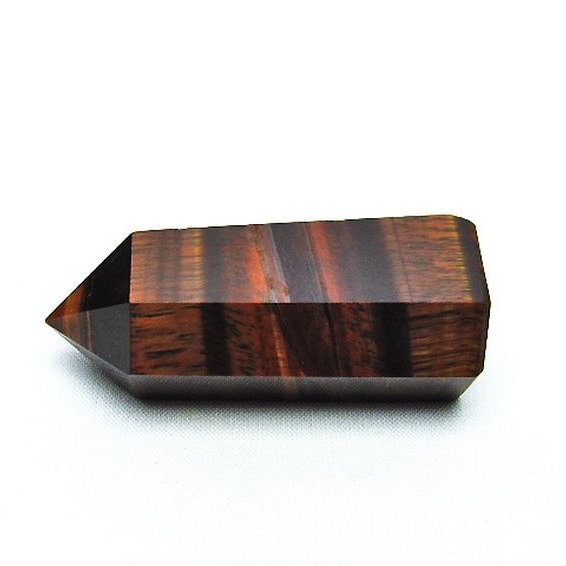 レッドタイガーアイ 赤虎目石 六角柱[T693-4533]