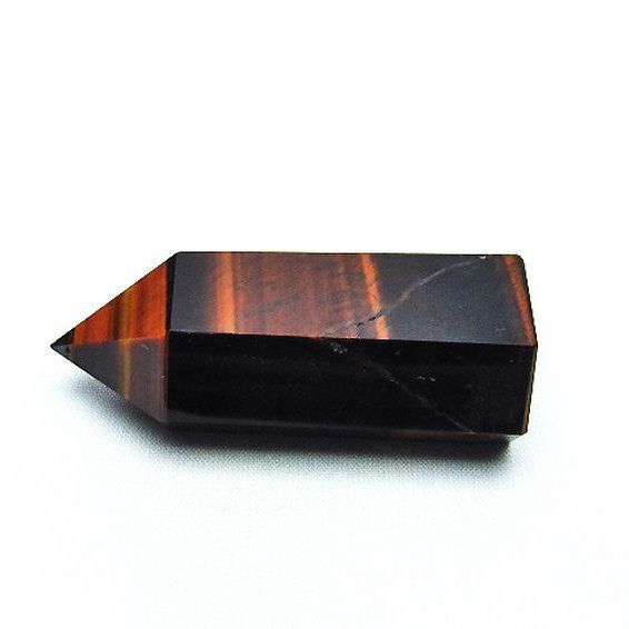 レッドタイガーアイ 赤虎目石 六角柱[T693-4534]