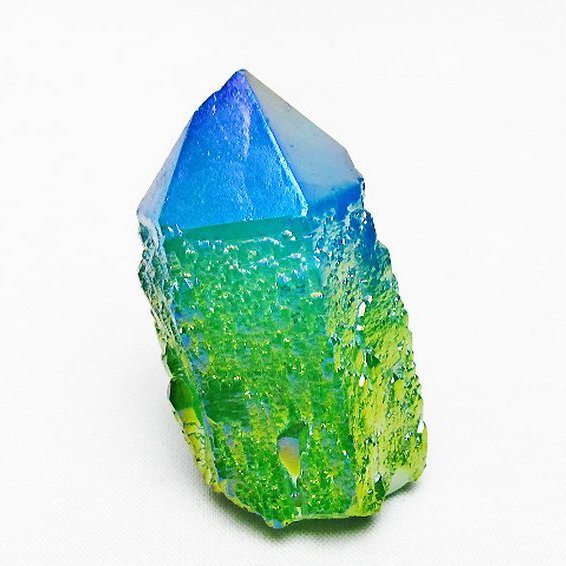 オーラ水晶 オーラクリスタル カテドラルライブラリー  原石 (グリーン)[T693-4933]