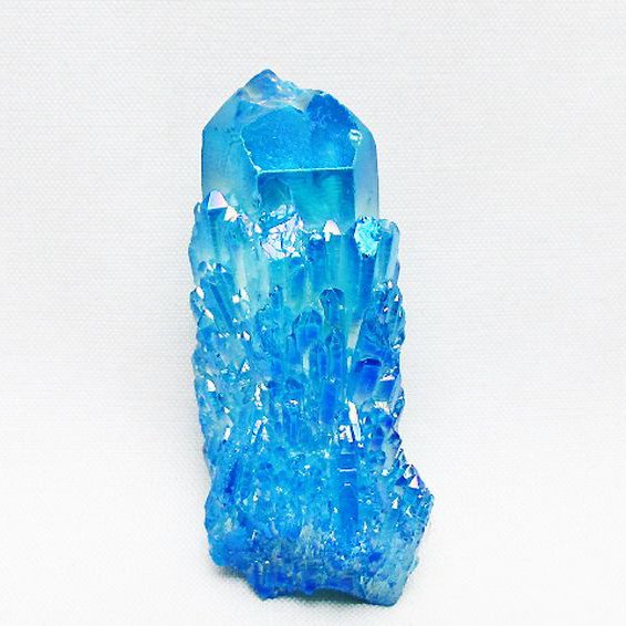 オーラ水晶 オーラクリスタル カテドラルライブラリー  原石 (アクア)[T693-4949]