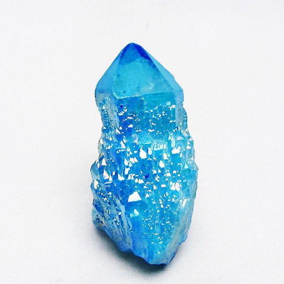 オーラ水晶 オーラクリスタル カテドラルライブラリー  原石 (アクア)[T693-4957]