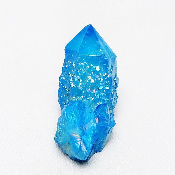 オーラ水晶 オーラクリスタル カテドラルライブラリー  原石 (アクア)[T693-4958]