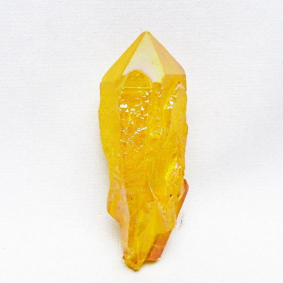 オーラ水晶 オーラクリスタル カテドラルライブラリー  原石 (イエロー)[T693-4993]