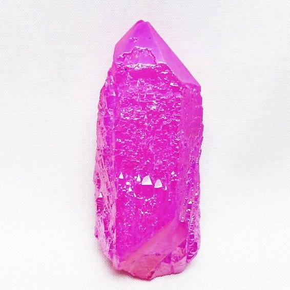 オーラ水晶 オーラクリスタル カテドラルライブラリー  原石 (ローズ)[T693-5044]