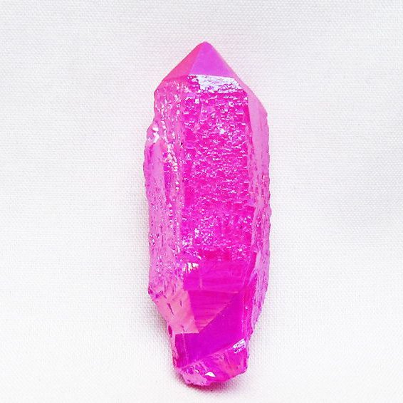 オーラ水晶 オーラクリスタル カテドラルライブラリー  原石 (ローズ)[T693-5053]