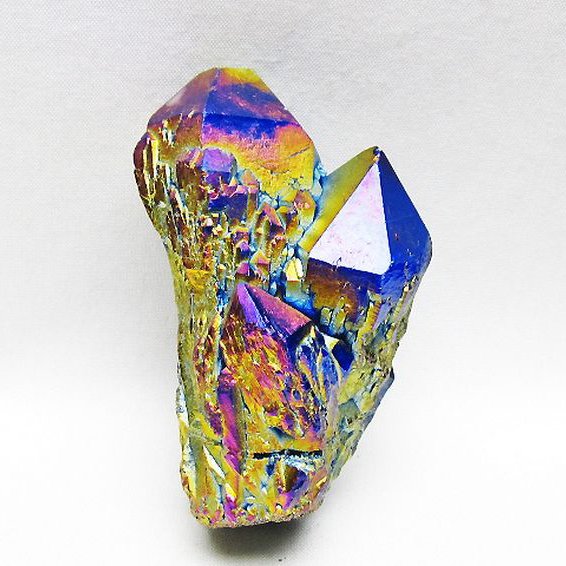 オーラ水晶 オーラクリスタル カテドラルライブラリー  原石(レインボー)[T693-5090]