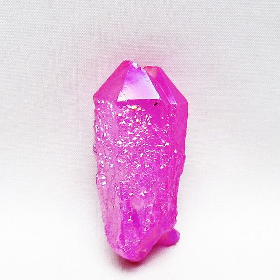 オーラ水晶 オーラクリスタル カテドラルライブラリー  原石 (ローズ)[T693-5163]