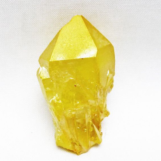 オーラ水晶 オーラクリスタル カテドラルライブラリー  原石 (イエロー)[T693-5215]