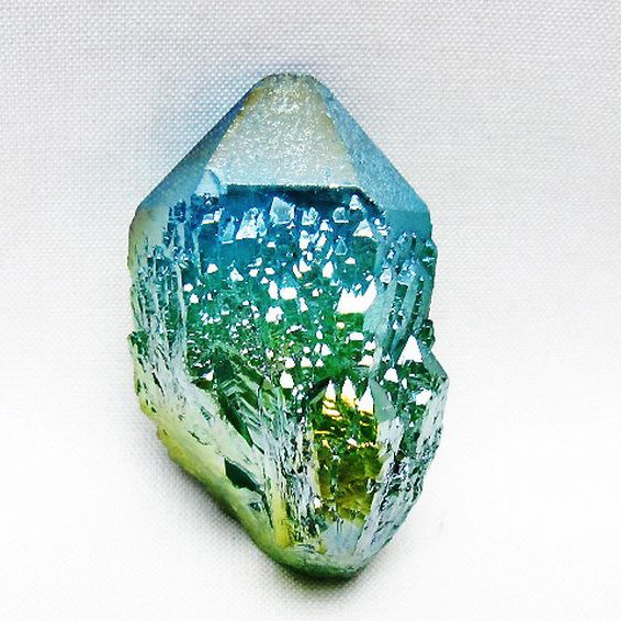 オーラ水晶 オーラクリスタル カテドラルライブラリー  原石 (グリーン)[T693-5308]