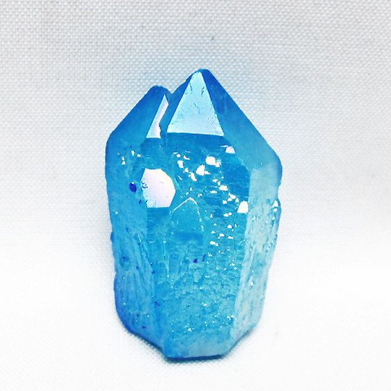オーラ水晶 オーラクリスタル カテドラルライブラリー  原石 (アクア)[T693-5327]