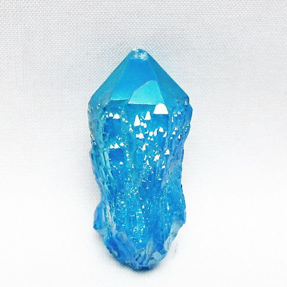 オーラ水晶 オーラクリスタル カテドラルライブラリー  原石 (アクア)[T693-5334]