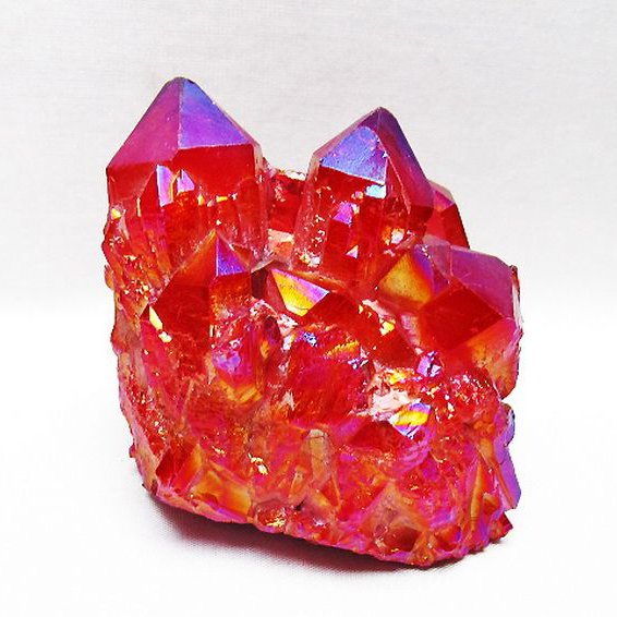 オーラ水晶 オーラクリスタル クラスター (レインボー) [t693-5420]