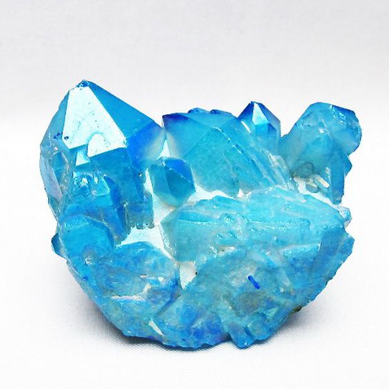 オーラ水晶 オーラクリスタル クラスター (アクア) [t693-5572]