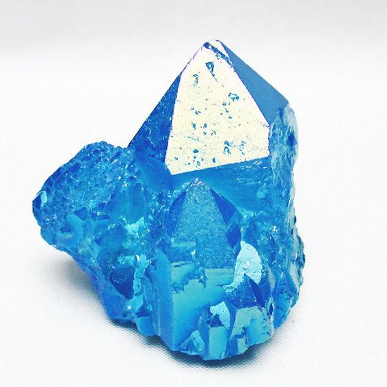 オーラ水晶 オーラクリスタル カテドラルライブラリー 原石 (アクア) [t693-5577]