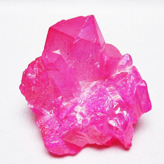 オーラ水晶 オーラクリスタル クラスター (ローズ) [t693-5592]