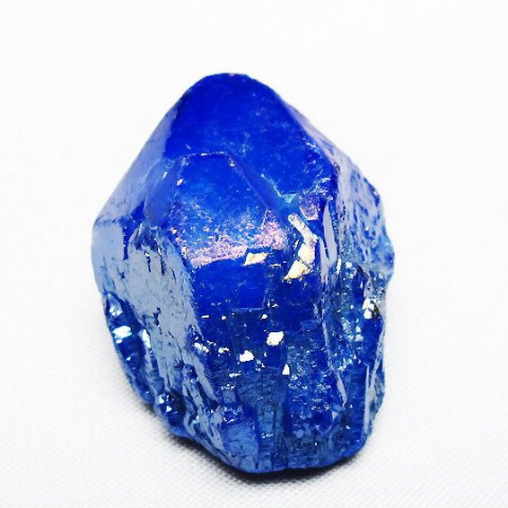 オーラ水晶 オーラクリスタル カテドラルライブラリー 原石 (ブルー) [t693-5835]
