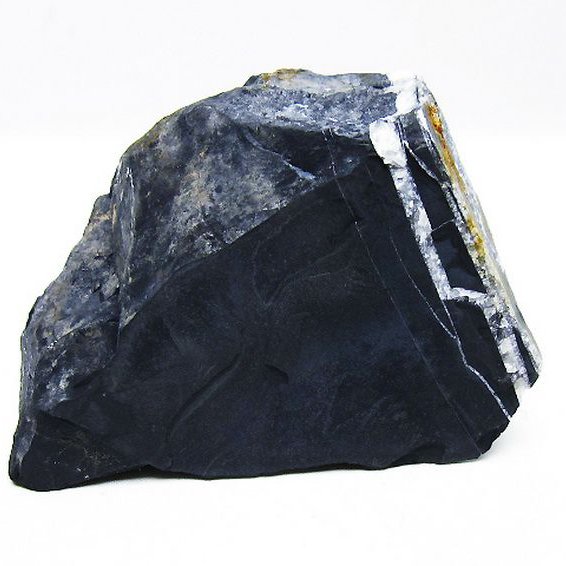 北海道上ノ国町産 ブラックシリカ 原石 [t694-4670]