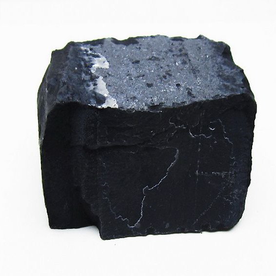 北海道上ノ国町産 ブラックシリカ 原石 [t694-5184]