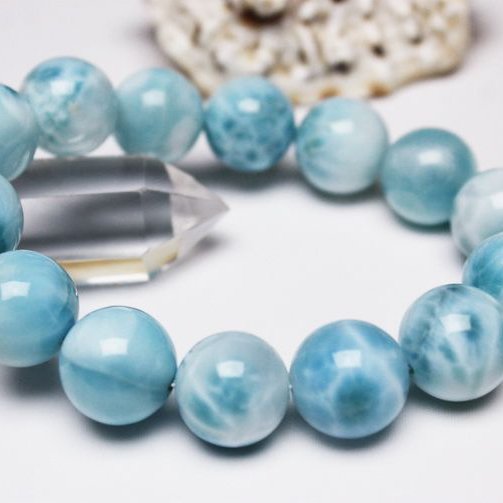 ラリマー ブレスレット 15mm [T7-18108]