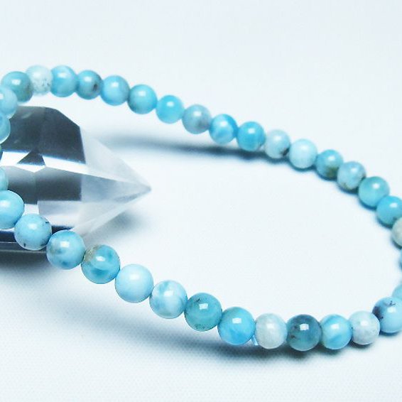 ラリマー ブレスレット 5mm [T7-21818]