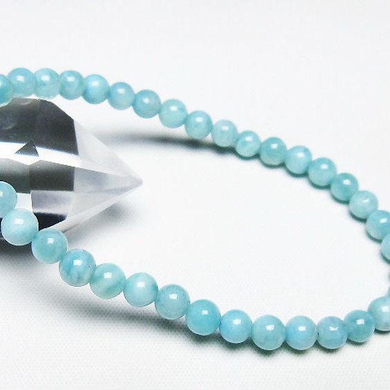 ラリマー ブレスレット 5mm [t7-21970]