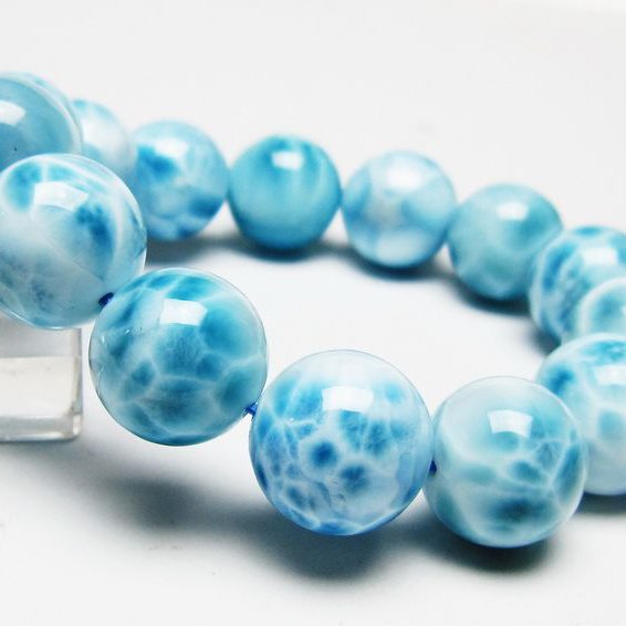 ラリマー ブレスレット 15mm [T7-22375]