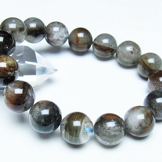 トルマリンルチル ブレスレット 14mm [T702-6661]