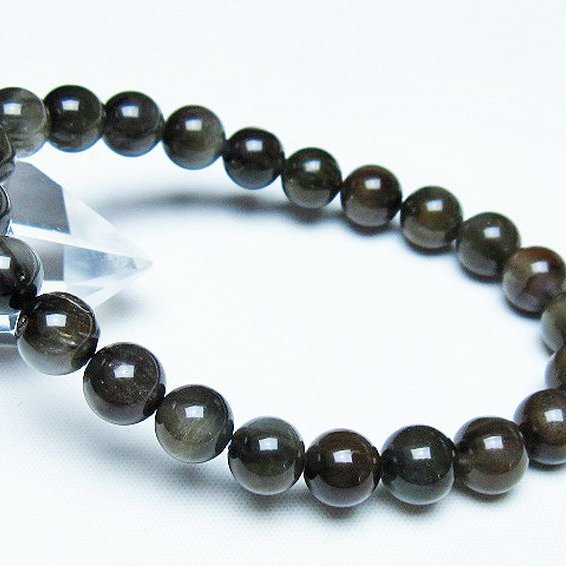 トルマリンルチル ブレスレット 9mm [t702-6662]