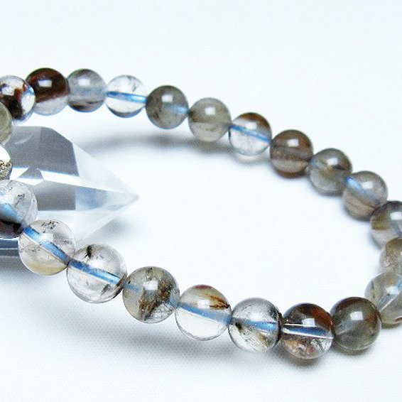 トルマリンルチル ブレスレット 9mm [T702-6664]