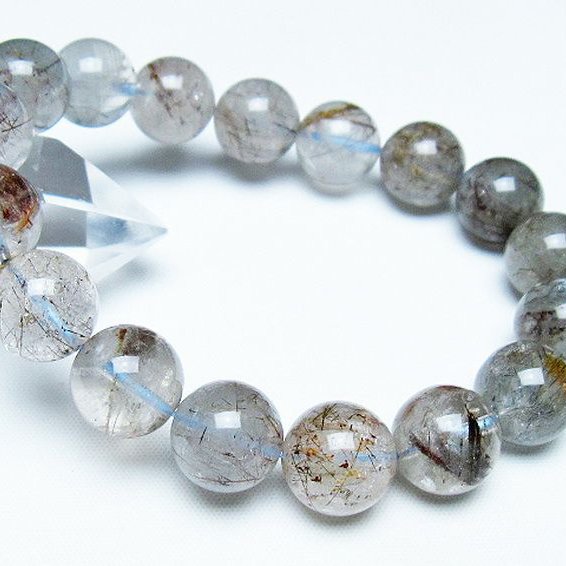 トルマリンルチル ブレスレット 13mm [T702-6749]