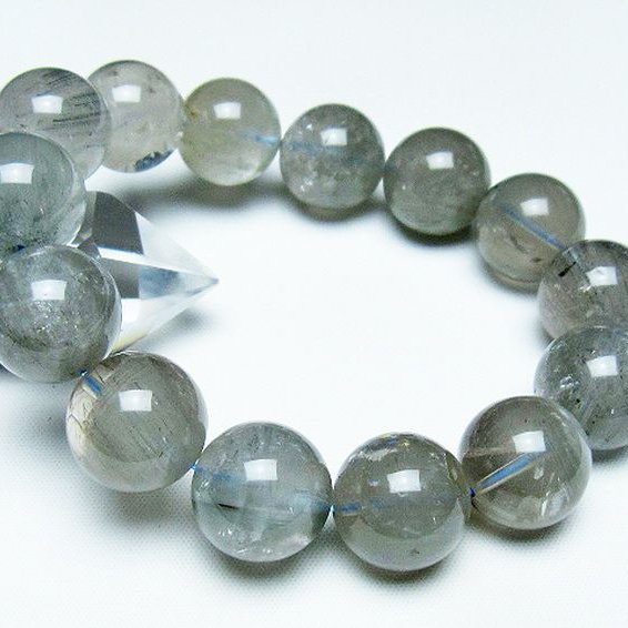 トルマリンルチル ブレスレット 17mm [T702-6764]