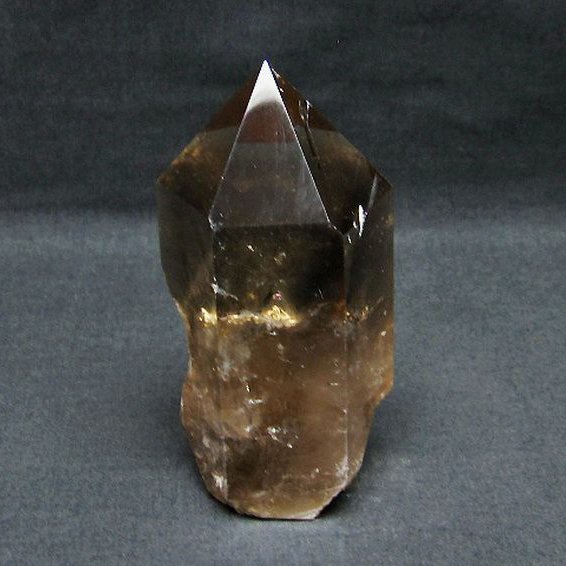 虹入り ライトニング水晶ガーデン水晶 六角柱[T705-6148]