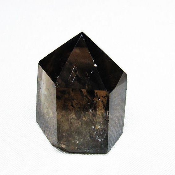 虹入り ライトニング水晶ガーデンクォーツ（庭園水晶） 六角柱[T705-7278]