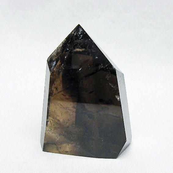 虹入り ライトニング水晶ガーデン水晶 六角柱 [t705-7613]