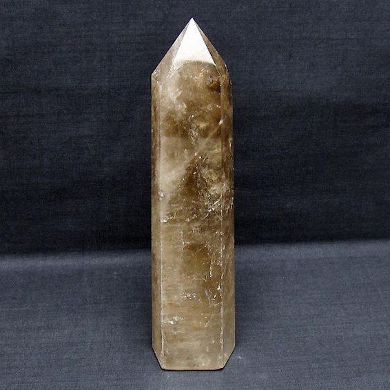 ライトニング水晶 六角柱[T705-7739]